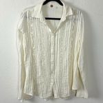 Free People  FP One Mila Shirt in Optic White Ethereal Dainty Romantic Large Photo 9