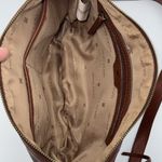Lucky Brand  Leather Crossbody Bag/Purse - Red/Brown‎ Color Photo 6