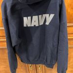 US Navy Hoodie Blue Size L Photo 2