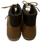 Timberland Women's 9.5 Dausette High Top Ankle Boots Ortholite Nubuck Wheat Tan Photo 2