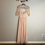 Lulus  In a Fairy Tale Blush Pink Lace Maxi Dress Photo 7
