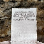 Loft Ann Taylor Coral Chevron Semi Sheer Blouson Mini Dress Beachy Boho Mature M Photo 6