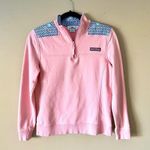Vineyard Vines | Pink Fleece Pullover Sweatshirt Sz XS Photo 0