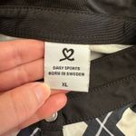 Daily Sports Golf Polo Shirt Women’s XL Black White Geometric Print Short Sleeve Photo 1