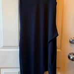 Chic Asymmetrical Black Dress Size L Photo 8