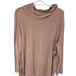 Chico's  Zenergy Light Pink Lightweight Cowlneck Sweater SZ 2 (US 12/14) Tunic Photo 0