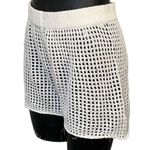 moon&madison NEW Moon & Madison Crotchet Beach Shorts in Cream Size Small Photo 3