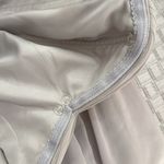 Revelry Strapless Chiffon Gown Sz 4 Light Grey Bridesmaid Formal Dress Gray Photo 12