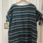 Eileen Fisher  organic linen stripe shift dress Photo 5