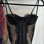 Out From Under  black corset lace top Photo 0