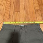 Lands' End  Chino High Rise Barrel Leg Utility Ankle Pants in Forest Moss Green 2 Photo 7