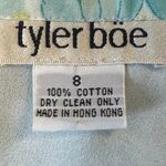 Tyler Boe Aqua Daisy Floral Midi Skirt Cottage Fairy Coastal Granddaughter Blue Size 8 Photo 10