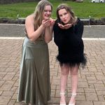 Green Satin Prom / Bridesmaid Dress Size M Photo 6