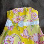 Lilly Pulitzer Yellow Pink Strapless Sundress Photo 1