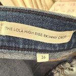 Denim Forum Women’s 26 Lola High Rise Skinny Crop Jeans Blue Photo 4