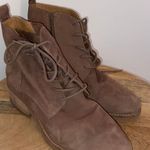 Brown Lace Up Booties Size 7 Photo 1