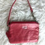 Coach  Limited Edition Poppy Pink Wristlet Photo 0