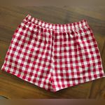 Peach Love California  Red White Plaid Merry Shorts NWOT Photo 8