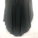 Mystree  Sleeveless Embroidered Dark Gray Top Size Small Photo 9
