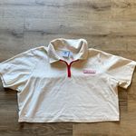 Adidas  Originals Half Zip Crop Polo Photo 4