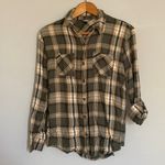 No Boundaries  Plaid Long Sleeve Button Down Size Small Juniors Photo 0