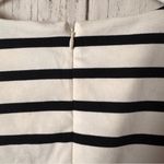 Old Navy Black and White Stripe Crew Neck Sheath Zipper Back Dress Sz M Photo 5