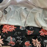 SoulFone Floral Black and Pink Tank Top Size L Photo 3