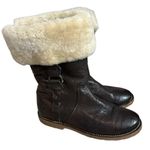  | FRYE Paige Loop Lug Boots Fur Lined Photo 1
