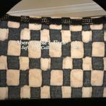 Abercrombie & Fitch Checkered Long Sleeve Bodysuit - Black and Tan Photo 2