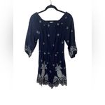 Farm Rio  x Anthropologie Jackie Embroidered Linen Blend Romper Size XS Photo 3