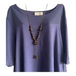 Bohemian Beaded Ceramic Brown Adjustable Necklace Ethnic Style Flower Pendant‎ Photo 2