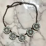 Sweet Lola crystal circle statement necklace Photo 2