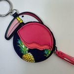 Vera Bradley Lighten Up Family Tote Toucan Party Bag With Bag Charm Coin Purse Photo 10