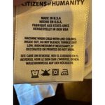 Citizens of Humanity  Shirt Women XS White Blue Tie Dye‎ Oversize Long Sleeve Tee Photo 11