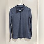 Travis Mathew NEW!  Womens S Crestview 1/4 Zip Vintage Indigo Heath Long Sleeve Photo 10