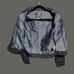 Guess  Los Angeles  Blue Denim Jacket All Over Logo Print Woman’s medium Photo 5