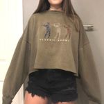 Vintage Golf Cropped Sweatshirt Green Size XL Photo 0