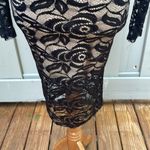 Privately Privileged Sexy Black Floral Lace Body Photo 3
