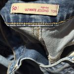 SO  Stretch High Rise Ultimate Denim Blue Jeggings Size 7 Womens Juniors Photo 4