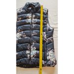 Loft Outlet Women Floral Puffer Vest Zip Up Front Zip Pockets Size XS Photo 9