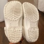 Crocs White and Pink Mules Photo 2