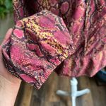 Michael Kors MICHAEL  Silk Snake Print shirt | medium Photo 5