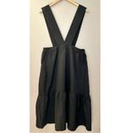 Hayden NWT  LA Black Pinafore Jumper Tiered Midi Dress Photo 6