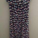 Lilly Pulitzer navy Oh Buoy Strapless Ruffle Dress Photo 6