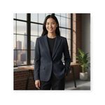 Vintage: Emanuel Ungaro ☻︎ Silver Lurex Pin Stripe Cocktail Jacket ☻︎ Black ☻ 12 Photo 14