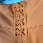 We Wore What NWT Lace-Up Biker Short Peach Cobbler Size XS NEW $68 Photo 6