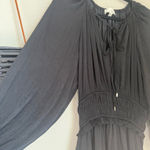 Pinch Black Empire Waist Maxi Dress, Pockets, Size Medium Size L Photo 1