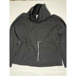 Varley Barton Black Cowl Neck Drawstring Sweatshirt Pullover Top XS Photo 1