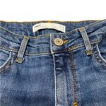 ZARA straight leg skinny silver striped jeans, womens size 6 Photo 3