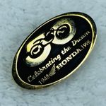 Pacific&Co American Honda Motor  50th Anniversary Tie Tack Lapel Pin Motorcycle Collector Photo 4